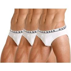 Hugo Boss White Men's Underwear Hugo Boss Power Cotton Blend Briefs, Pack of White