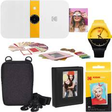 Kodak Smile Instant Print Digital Camera White/Yellow Scrapbook Photo Album Kit