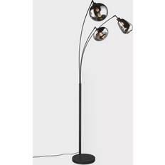 Trio Lighting Lumina Matt Black Bodenlampe 200cm 3Stk.