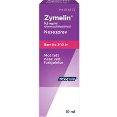 Nesespray Reseptfrie legemidler Zymelin Nesespray 0,5mg/ml uten 10ml Nesespray