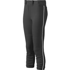 Mizuno Youth Belted Piped Softball Pant - Black/White (350963-9000)