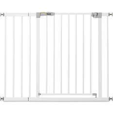Sicherheit im Haushalt Hauck Türschutzgitter Treppenschutzgitter 96 breit Metall Gitter weiß