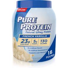 Pure protein powder Pure Protein Natural Whey High Protein French Vanilla 1.6lbs