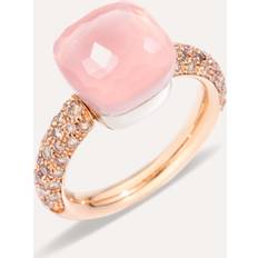 Pomellato Rose Quartz Nudo Classic Ring