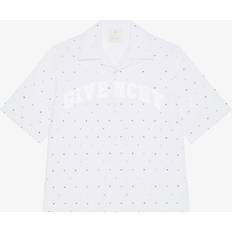 GIVENCHY BOXY FIT LOGO CAMP SHIRT