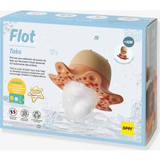 Holzspielzeug Badespielzeuge Oppi Nachhaltiges Baby Badespielzeug FLOT TAKO orange Einheitsgröße