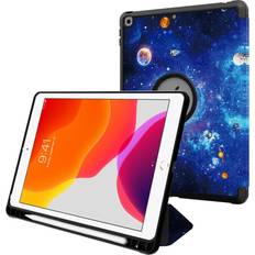 MAULUND iPad 10.2" 2021 2019 Tri-Fold Læder Cover