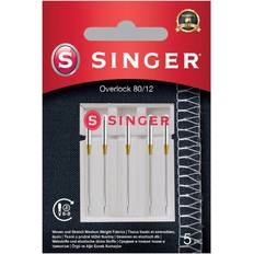 Singer Nähmaschinen Singer OVERLOCK Nadel, 80/12, 5er Pack, Nähmaschinen Zubehör