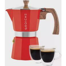 Shop Grosche Milano Stone Stovetop Espresso Maker, 9 Cup Moka Pot & Milk  Frother Gift Set