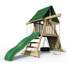 Train Track Extensions YardCraft Cliff Climb Pine Wood Playset