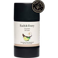 Deodorants & Every Natural Aluminum-Free Deodorant for Sensitive Skin Essential Oils, Plant-Based Packaging, Coconut &