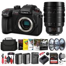Digital Cameras Panasonic Lumix GH5 II Mirrorless Camera 25-50mm f/1.7 Lens More