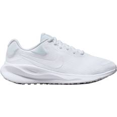 Imitert skinn Sportssko Nike Revolution 7 W - White