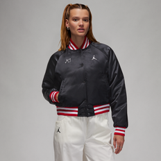 Bomberjacken - Damen - S Jordan Varsity-Jacke für Damen Schwarz EU 36-38