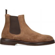 Brunello Cucinelli Suede Chelsea Boots - Brown