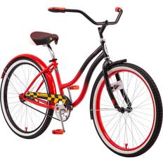 Adult City Bikes Schwinn Disney Queen of Hearts Adult Classic Cruiser - Red