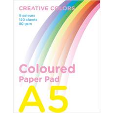 Papir Creative Colors fargeblokk A5