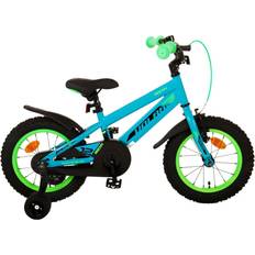 14" - Støttehjul Barnesykler Volare Children's Bicycle 14" - Rocky Green Barnesykkel