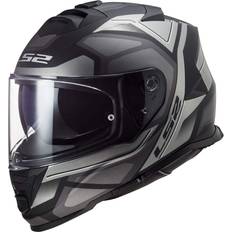 LS2 Motorcycle Equipment LS2 Assault Petra Motorcycle Helmet Matte Black/Graphite/Gray