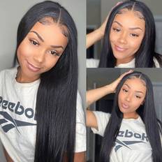 UNice Extensions & Wigs UNice 13x6 Straight Pre Plucked Lace Front Wigs 14 inch