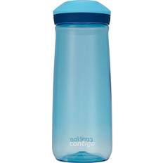 Contigo Kids Plastic Water Bottle with AUTOSPOUT Straw Lid Sake Grey & Blue  Raspberry, 20 fl oz. 