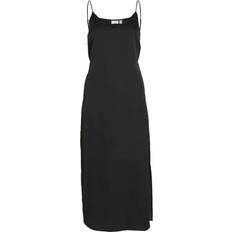 Vila Strap Midi Dress - Black