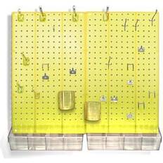 DIY Accessories Azar Pegboard Organizer Kit Yellow Frosted 900945-YEL