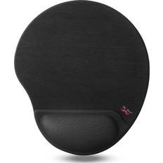 Handstands Memory Foam Mouse Pad Mat with Wrist Rest, Black