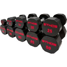 Dumbbells Ethos Rubber Hex Dumbbell Single, Holiday Gift