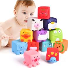 Animals Blocks Fun Little Toys Animal Block Squirters Bath Assorted Pre-Pack Assorted Pre-Pack