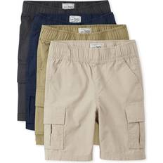 Pants Children's Clothing The Children's Place Boy's Pull On Cargo Shorts 4-pack - Multi Colour