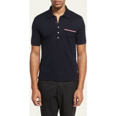 Thom Browne Pocket polo shirt navy