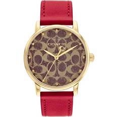 Watches Coach Grand Movado Company Store Red