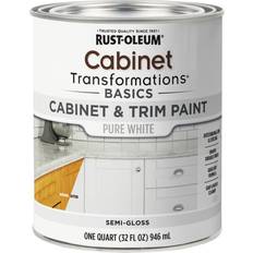 Paint Rust-Oleum 372007 Transformations Basics & Trim Paint, Quart, Pure White