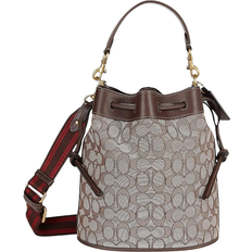 Coach Bucket Bags Coach Signature Jacquard Field Bucket Bag - Oak Maple