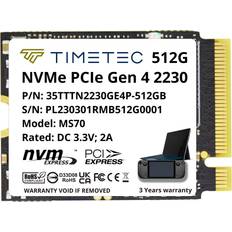 512GB Micron 2400 M.2 2230 NVMe PCIe 4.0x4 SSD MTFDKBK512QFM-1BD1AABYYR