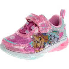 Nickelodeon Paw Patrol Toddler Girls Hook and Loop Light Up Sneakers Pink