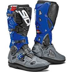 Sidi Crossfire SRS Motocross Boots, black-grey-blue, 45, black-grey-blue