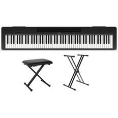 Stage & Digital Pianos Yamaha P-143 88-Key Digital Piano Package Black Essentials Package