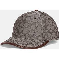 Coach Women Caps Coach Signature Jacquard Baseball Hat Oak