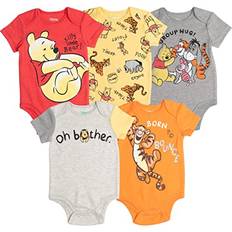 Disney Bodysuits Children's Clothing Disney Baby Boys Pack Short Sleeve Bodysuit Winnie/Tigger/Eyeore/Piglet Months