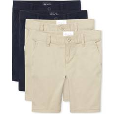 The Children's Place Kid's Uniform Stretch Chino Shorts 4-pack - Multi Clr (3030367_BQ)