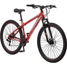 29" Mountainbikes Mongoose 29 Flatrock DX Mountain Bicycle, 21- Speed, Red