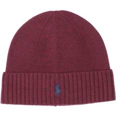 Polo Ralph Lauren Red Beanies Polo Ralph Lauren Hat Men Burgundy