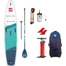 SUP-sett Red 12.0 Voyager Inflatable Paddleboard Package Prime Paddle Green One