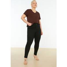 Trendyol Collection Frauen Übergröße Hohe Taille Skinny Fit Plus-Size-Jeans
