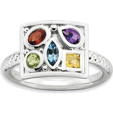 Stackable Expressions Sterling Silver Gemstone Ring