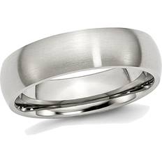 Men - Stainless Steel Rings Men's Chisel 6mm Stainless Steel Comfort Fit Wedding Band Ring