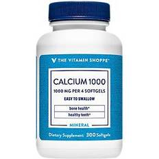 The Vitamin Shoppe Calcium 1000mg Mineral Essential for Healthy Bones Teeth
