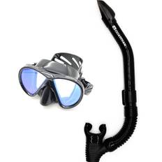 Diving & Snorkeling Guardian Chroma HD Mirrored Snorkeling Combo, Black/Blue Holiday Gift